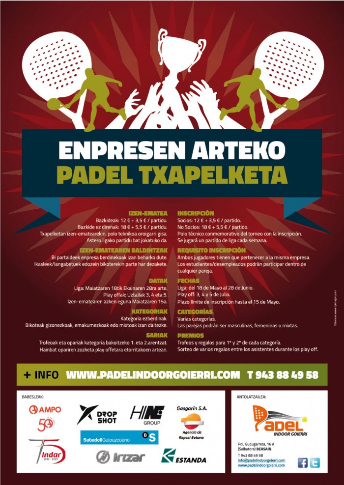 Liga Padel Interempresas 2015