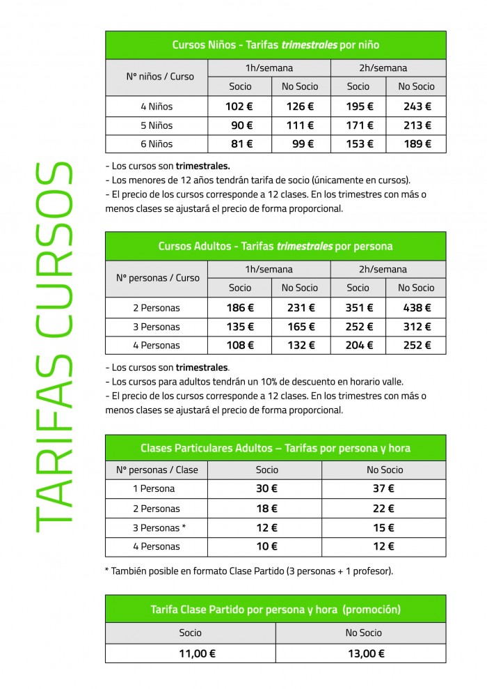 Cursos de Padel para Ninos y Adultos