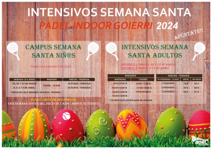 Intensivos Semana Santa 2024
